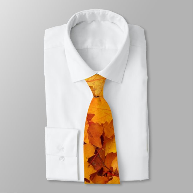Autumn leaves tie (Tied)