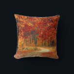 Autumn Leaves Trail Cushion<br><div class="desc">Autumn Leaves Trail</div>