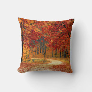 Autumn Leaves Trail Cushion