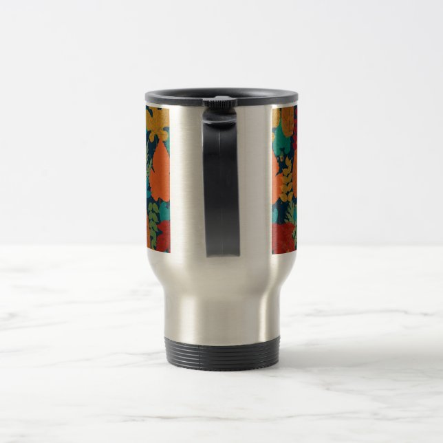Autumn leaves travel mug (Handle)