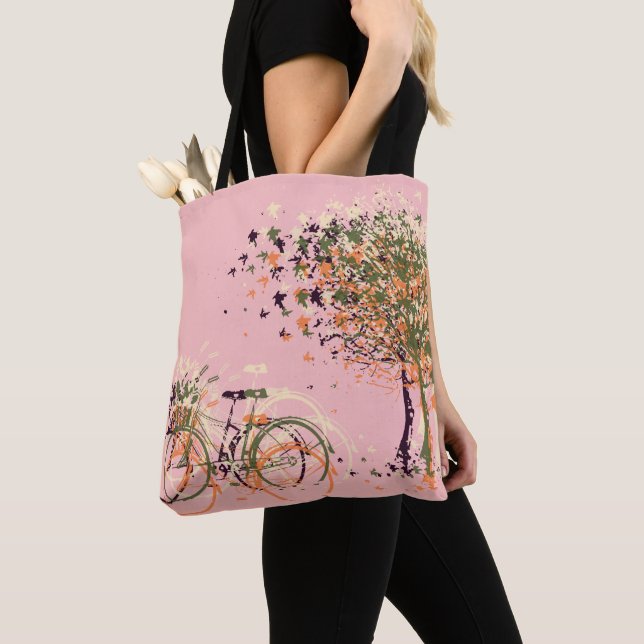 Autumn Leaves Trees #2 Tote Bag (Close Up)