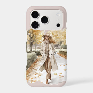 Autumn Leaves Trees Girl
