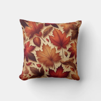 Autumn Leaves Wall Art Cushion