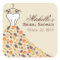 Autumn Leaves Wedding Dress Bridal Shower Favour