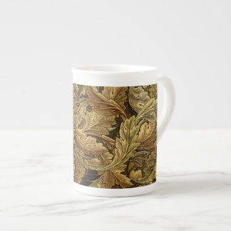 Autumn leaves William Morris pattern Bone China Mug