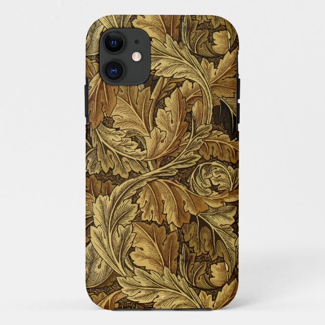 Autumn leaves William Morris pattern Case-Mate iPhone Case (Back)
