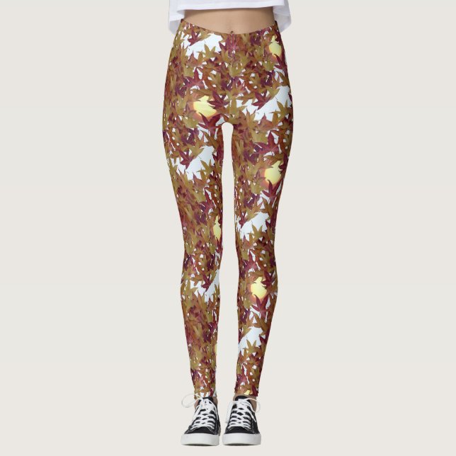 Autumn Leaves with Sun Legging (Front)