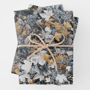 Autumn Leaves Wrapping Paper Sheet