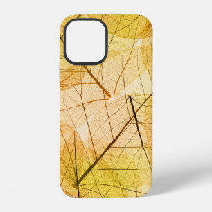 Autumn Leaves yellow and orange Background - trans iPhone 12 Case