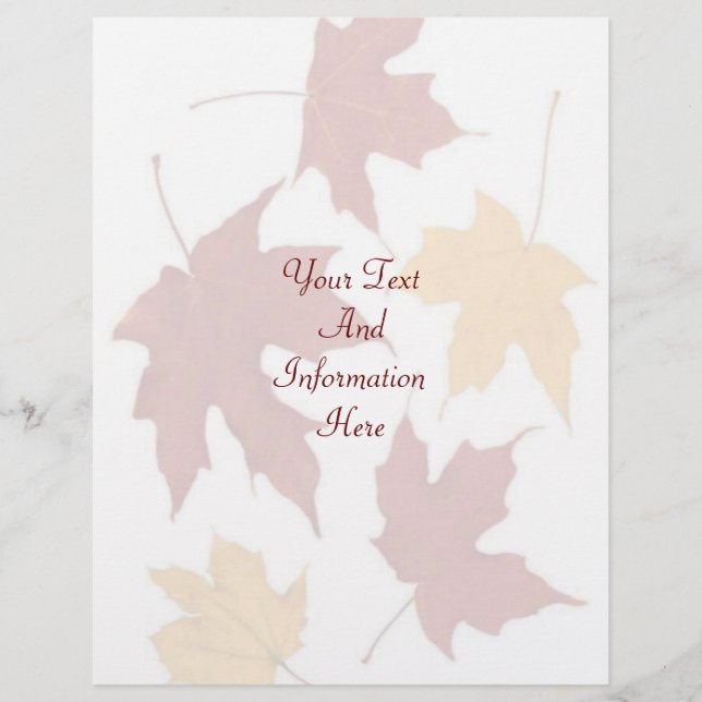 Autumn Letterhead (Front)