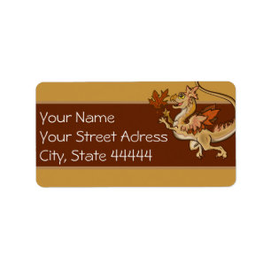 Autumn lil'leaf Dragon adress labels