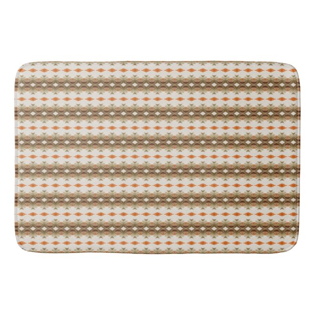 Autumn Linen Bath Mat (Front)