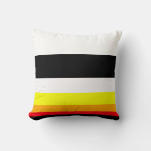 Autumn lines cushion