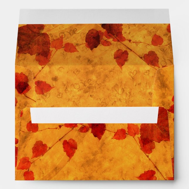 Autumn Love Envelope (Back (Bottom))