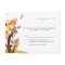 Autumn Love Trees Purple Wedding RSVP