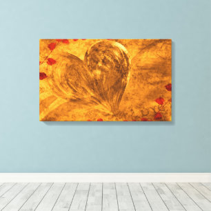Autumn Love Wrapped Canvas
