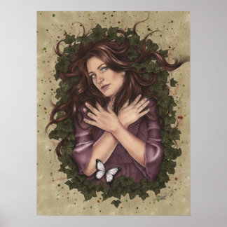 Autumn Magic Butterfly Poster