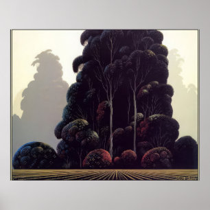 Autumn - Magic Realism  Eyvind Earle Poster