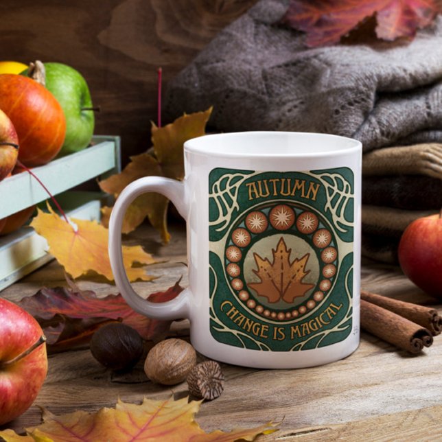 Autumn Magic Vintage Style Mug (Creator Uploaded)