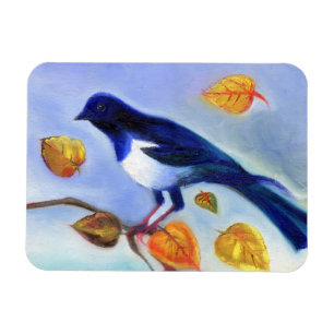 Autumn Magpie 2012 Magnet