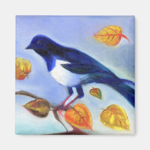 Autumn Magpie 2012 Magnet