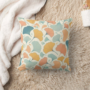 autumn maple leaf pillow