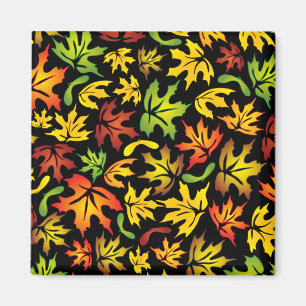 autumn maple leaves magnet