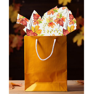 Autumn maple leaves pattern  tissue paper