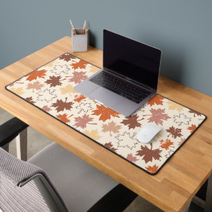 Autumn maple leavesfall thanksgiving nature desk mat