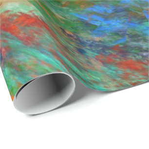 Autumn Marble Wrapping Paper
