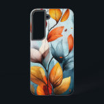 Autumn Minimal Samsung Galaxy Case<br><div class="desc">Clean minimal design with a single autumn stem.</div>