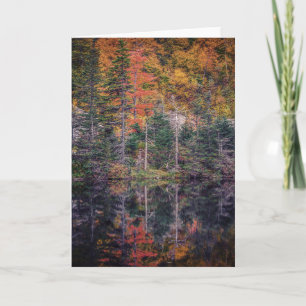 Autumn Mirror Greeting Card