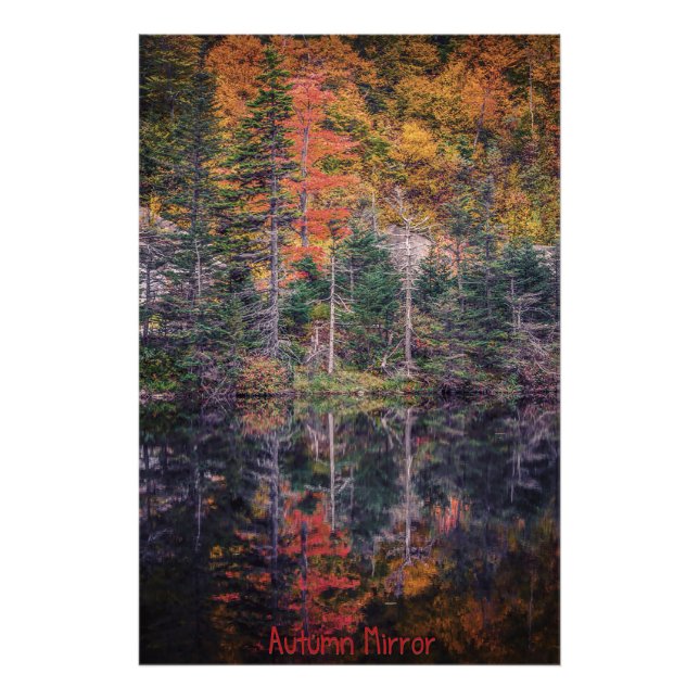 Autumn Mirror Photo Print (Front)