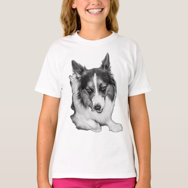 Autumn Mischief Corgi T-Shirt (Front)