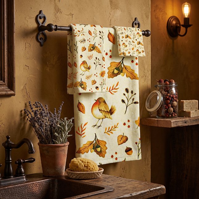 Autumn mix bath towel set (Creator Uploaded)