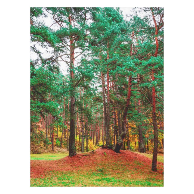 Autumn mixed forest tablecloth (Front)