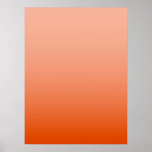 AUTUMN MOOD – Burnt Apricot   deep to light    Poster