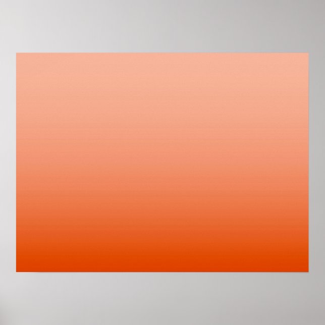 AUTUMN MOOD – Burnt Apricot | deep to light |  Poster (Front)