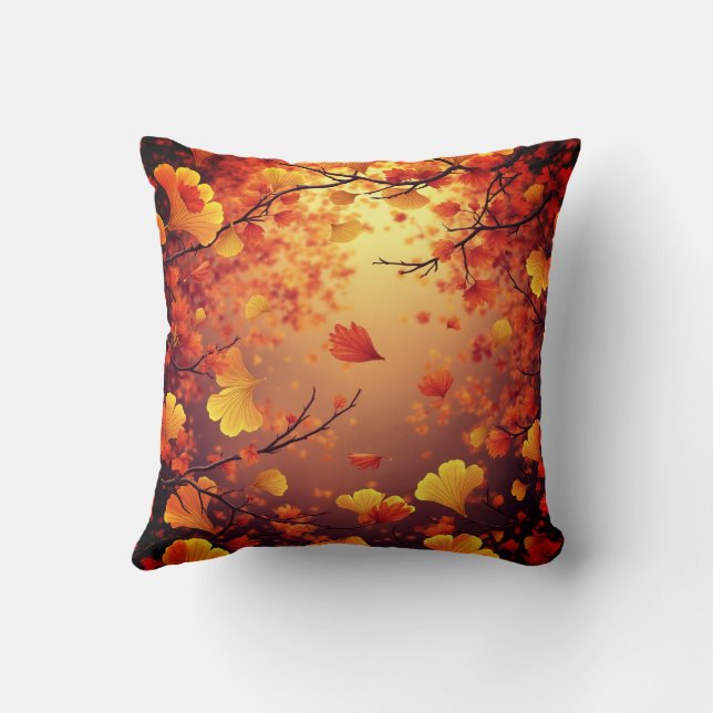  Autumn mood pillow cushion (Back)