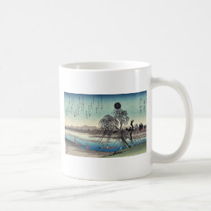 Autumn moon over Tama River by Ando, Hiroshige Coffee Mug