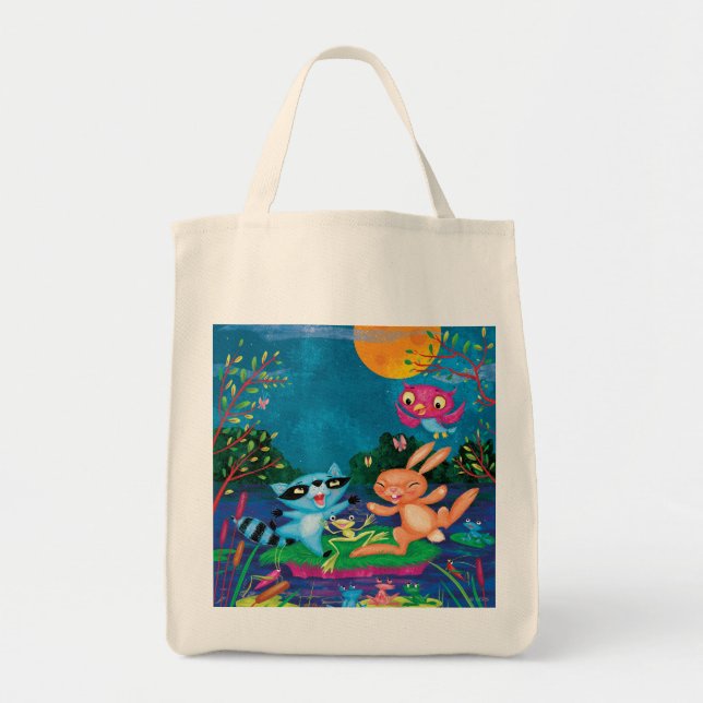 Autumn Moon Tote Bag (Front)