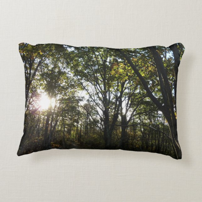 Autumn Morning at Shenandoah National Park Decorative Cushion (Back)