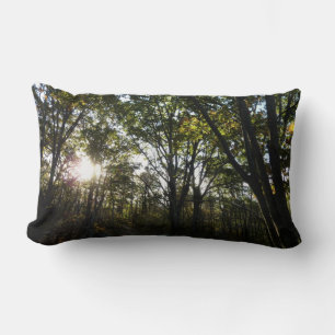 Autumn Morning at Shenandoah National Park Lumbar Cushion