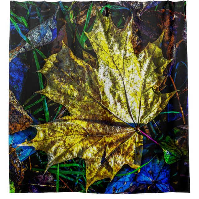 Autumn Morning Frost Shower Curtain (Front)