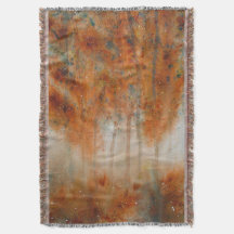 Autumn Morning Watercolor Print