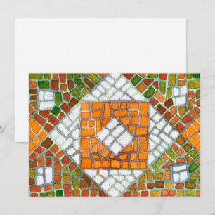 AUTUMN MOSAIC 4.5x6.25 Flat Card / Horizontal