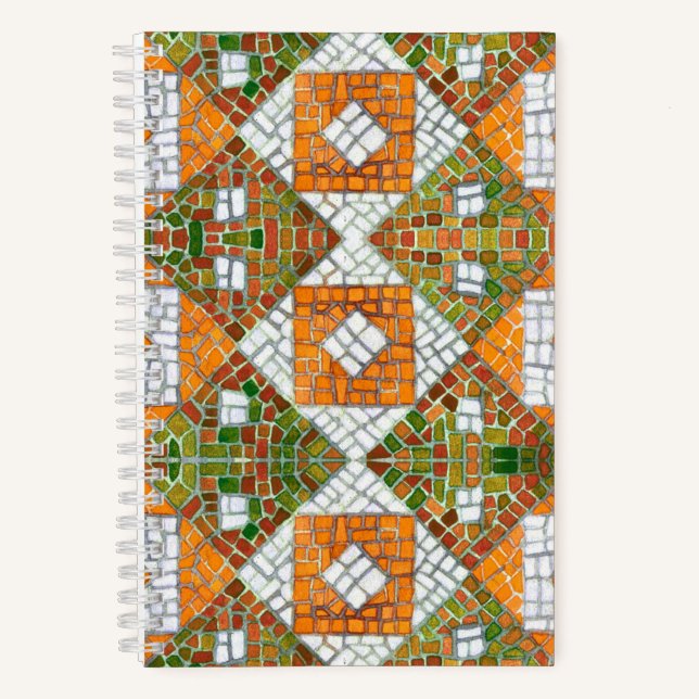 AUTUMN MOSAIC 5.5x8.5 Spiral Notebook (Front)
