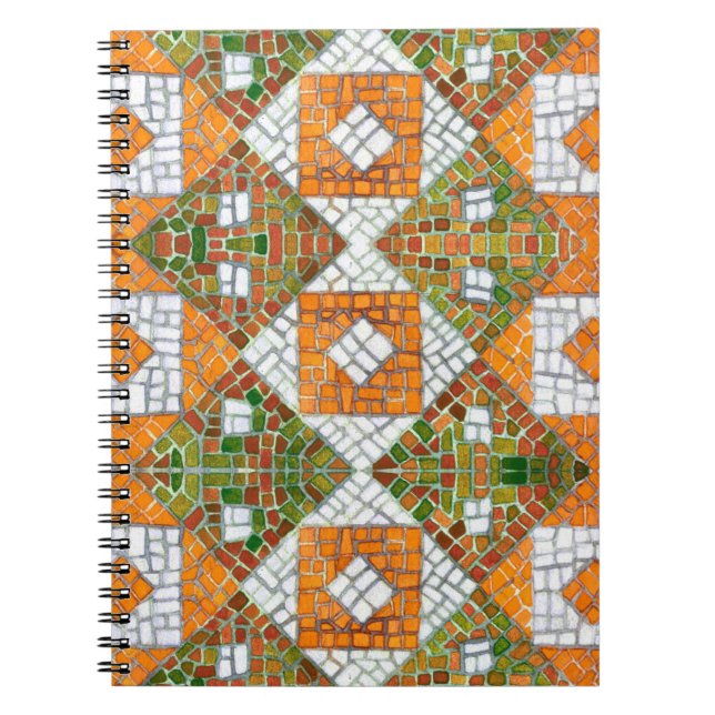 AUTUMN MOSAIC 6.5x8.75 Spiral Notebook (Front)