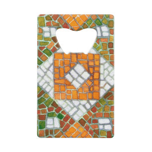 AUTUMN MOSAIC Credit Card Bottle Opener