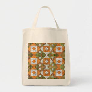 AUTUMN MOSAIC Grocery Tote Bag